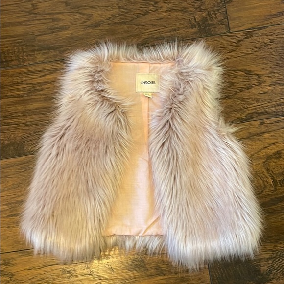Cherokee Kids Faux Fur Vest SZ 6/6X - Picture 1 of 5